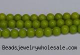 CMJ267 15.5 inches 4mm round Mashan jade beads wholesale