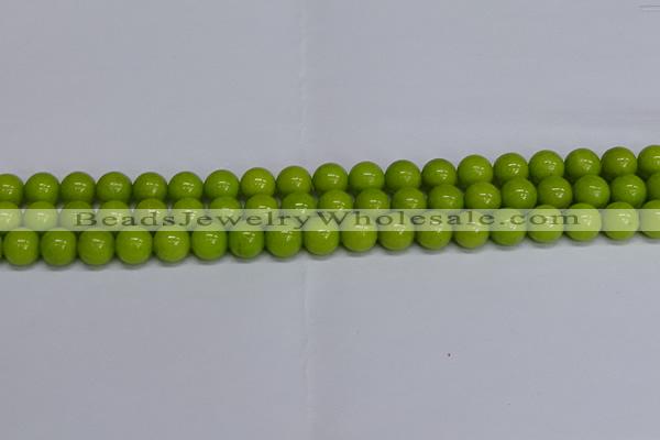 CMJ270 15.5 inches 10mm round Mashan jade beads wholesale