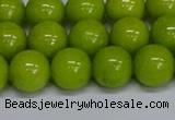 CMJ271 15.5 inches 12mm round Mashan jade beads wholesale