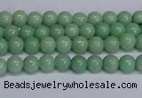 CMJ281 15.5 inches 4mm round Mashan jade beads wholesale