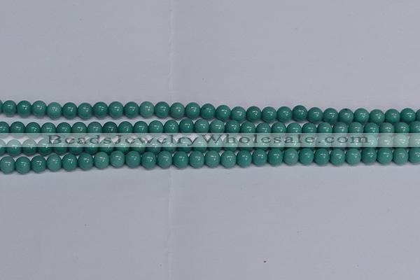 CMJ289 15.5 inches 6mm round Mashan jade beads wholesale