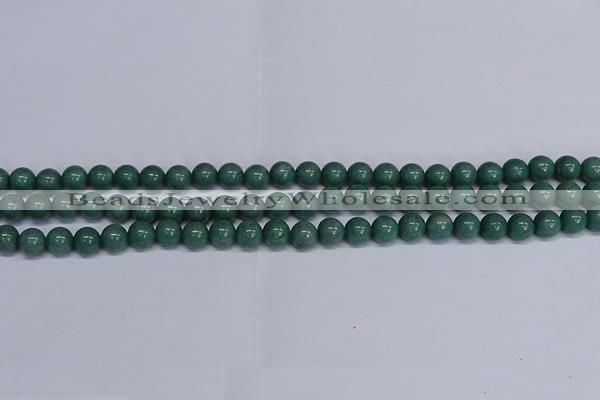 CMJ290 15.5 inches 8mm round Mashan jade beads wholesale