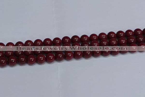 CMJ33 15.5 inches 12mm round Mashan jade beads wholesale