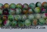 CMJ415 15.5 inches 6mm round rainbow jade beads wholesale