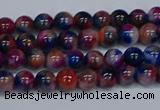 CMJ428 15.5 inches 4mm round rainbow jade beads wholesale