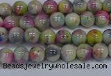 CMJ436 15.5 inches 6mm round rainbow jade beads wholesale