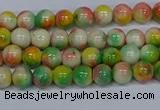 CMJ456 15.5 inches 4mm round rainbow jade beads wholesale