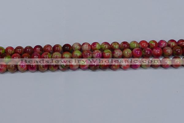 CMJ480 15.5 inches 10mm round rainbow jade beads wholesale