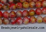 CMJ485 15.5 inches 6mm round rainbow jade beads wholesale