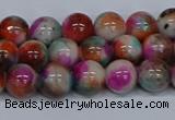 CMJ493 15.5 inches 8mm round rainbow jade beads wholesale