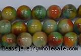 CMJ501 15.5 inches 10mm round rainbow jade beads wholesale