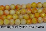 CMJ505 15.5 inches 4mm round rainbow jade beads wholesale