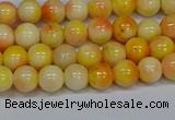 CMJ506 15.5 inches 6mm round rainbow jade beads wholesale