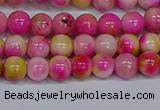 CMJ513 15.5 inches 6mm round rainbow jade beads wholesale