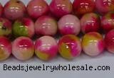 CMJ515 15.5 inches 10mm round rainbow jade beads wholesale