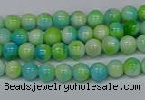 CMJ519 15.5 inches 4mm round rainbow jade beads wholesale