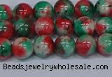 CMJ535 15.5 inches 8mm round rainbow jade beads wholesale