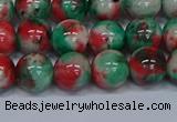 CMJ536 15.5 inches 10mm round rainbow jade beads wholesale