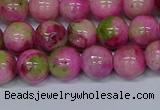 CMJ550 15.5 inches 10mm round rainbow jade beads wholesale