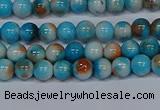 CMJ575 15.5 inches 4mm round rainbow jade beads wholesale