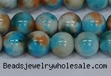 CMJ578 15.5 inches 10mm round rainbow jade beads wholesale