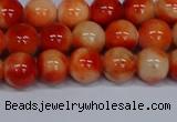 CMJ605 15.5 inches 8mm round rainbow jade beads wholesale