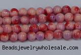 CMJ617 15.5 inches 4mm round rainbow jade beads wholesale