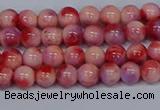 CMJ618 15.5 inches 6mm round rainbow jade beads wholesale