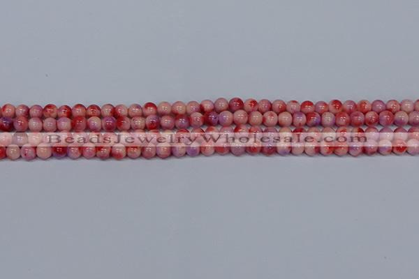 CMJ618 15.5 inches 6mm round rainbow jade beads wholesale