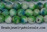 CMJ626 15.5 inches 8mm round rainbow jade beads wholesale