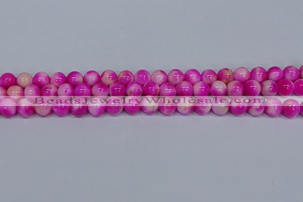 CMJ641 15.5 inches 10mm round rainbow jade beads wholesale