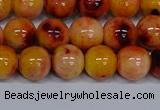 CMJ648 15.5 inches 10mm round rainbow jade beads wholesale