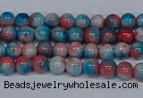 CMJ659 15.5 inches 4mm round rainbow jade beads wholesale