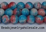 CMJ661 15.5 inches 8mm round rainbow jade beads wholesale