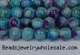 CMJ688 15.5 inches 6mm round rainbow jade beads wholesale