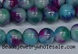 CMJ690 15.5 inches 10mm round rainbow jade beads wholesale