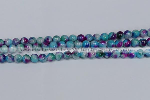 CMJ690 15.5 inches 10mm round rainbow jade beads wholesale