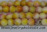 CMJ695 15.5 inches 6mm round rainbow jade beads wholesale