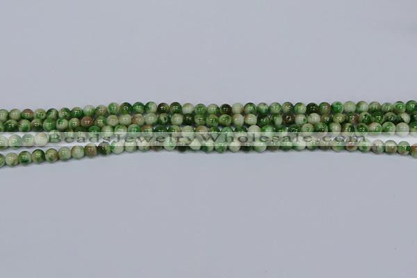 CMJ701 15.5 inches 4mm round rainbow jade beads wholesale