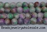 CMJ716 15.5 inches 6mm round rainbow jade beads wholesale