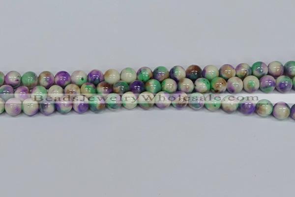 CMJ718 15.5 inches 10mm round rainbow jade beads wholesale