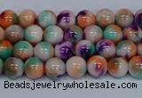 CMJ723 15.5 inches 6mm round rainbow jade beads wholesale