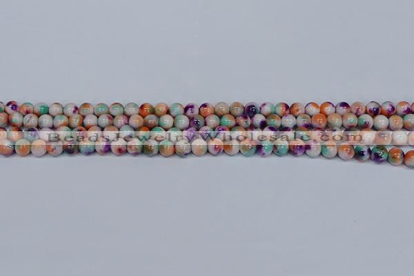 CMJ723 15.5 inches 6mm round rainbow jade beads wholesale