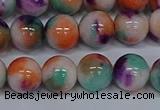 CMJ725 15.5 inches 10mm round rainbow jade beads wholesale