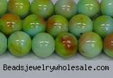 CMJ739 15.5 inches 10mm round rainbow jade beads wholesale