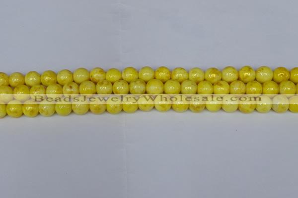 CMJ906 15.5 inches 6mm round Mashan jade beads wholesale