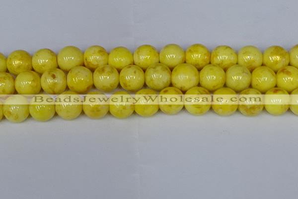 CMJ909 15.5 inches 12mm round Mashan jade beads wholesale