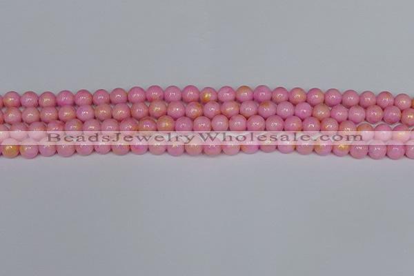 CMJ915 15.5 inches 4mm round Mashan jade beads wholesale