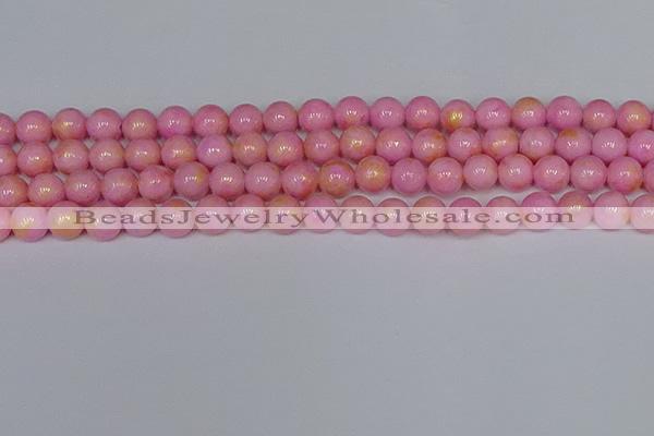 CMJ916 15.5 inches 6mm round Mashan jade beads wholesale