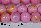 CMJ917 15.5 inches 8mm round Mashan jade beads wholesale